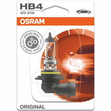 Лампа головного освітлення OSRAM HB4 12V 51W P22d ORIGINAL (Арт. 9006-01B) 9006-01B фото