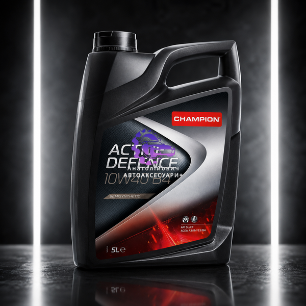 Моторна олива CHAMPION Active Defence 10W-40 B4 5 л 8204319 фото