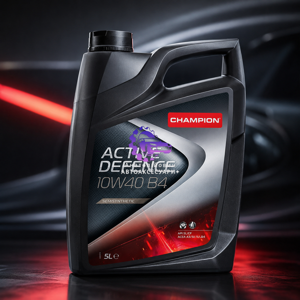 Моторна олива CHAMPION Active Defence 10W-40 B4 5 л 8204319 фото