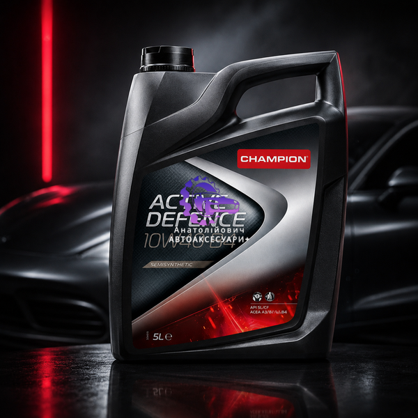 Моторна олива CHAMPION Active Defence 10W-40 B4 5 л 8204319 фото