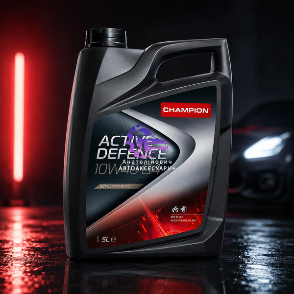 Моторна олива CHAMPION Active Defence 10W-40 B4 5 л 8204319 фото