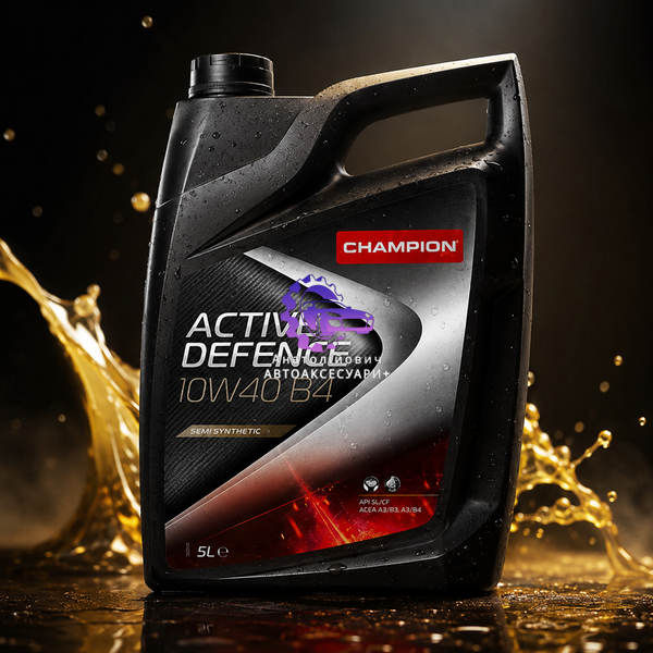 Моторна олива CHAMPION Active Defence 10W-40 B4 5 л 8204319 фото
