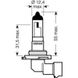 Лампа головного освітлення OSRAM HB4 12V 51W P22d ORIGINAL (Арт. 9006-01B) 9006-01B фото 3