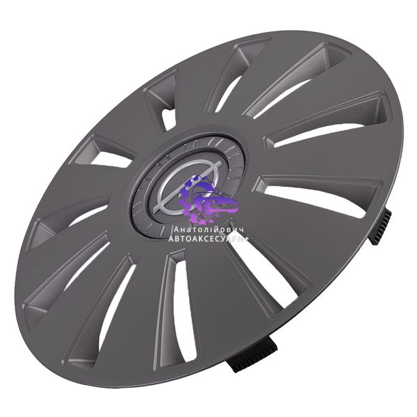 Ковпаки 16" REX графітові для коліс Opel (Арт. 61153) 61153 фото