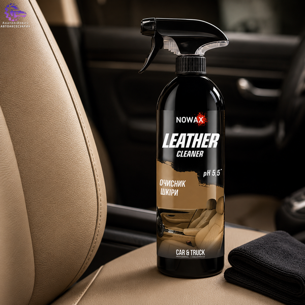Очисник шкіри Nowax Leather Cleaner 750 мл NX75011 NX75011 фото