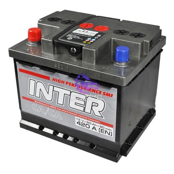 Акумулятор INTER High Performance 50Ah 420A L+ L1B (Арт. akinter21) akinter21 фото