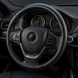 Чохол на кермо CarLife SW340M 37&ndash;39см шкіра чорний Deluxe SW340M фото 1
