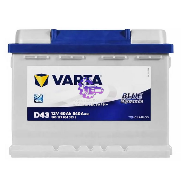 Акумулятор VARTA Blue Dynamic D43 60Ah 540A L+ L2X (Арт. ak533077) ak533077 фото