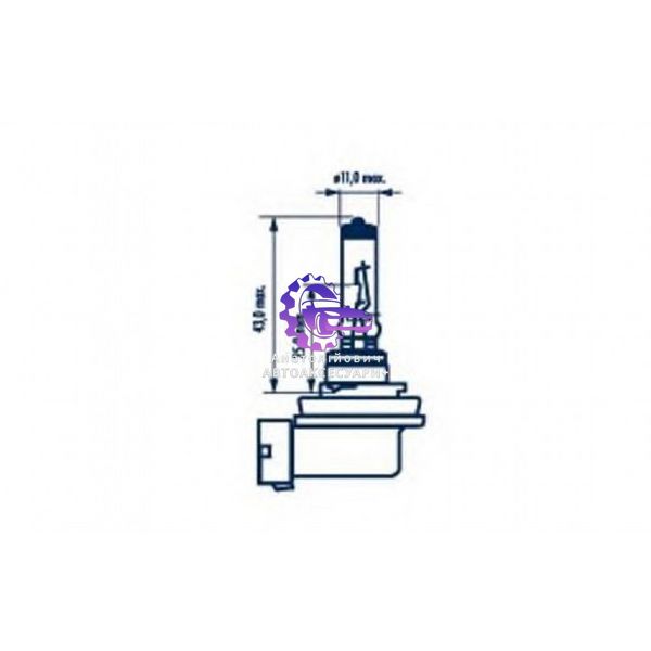 Автолампи NARVA H11 12V 65W PGJ19-2 LONG LIFE (Арт.48078) 48078 фото