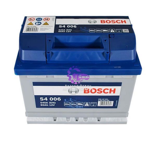 Акумулятор Bosch S4 006 60Ah 540A 12V L+ L2 (Арт. 0092S40060) 0092S40060 фото