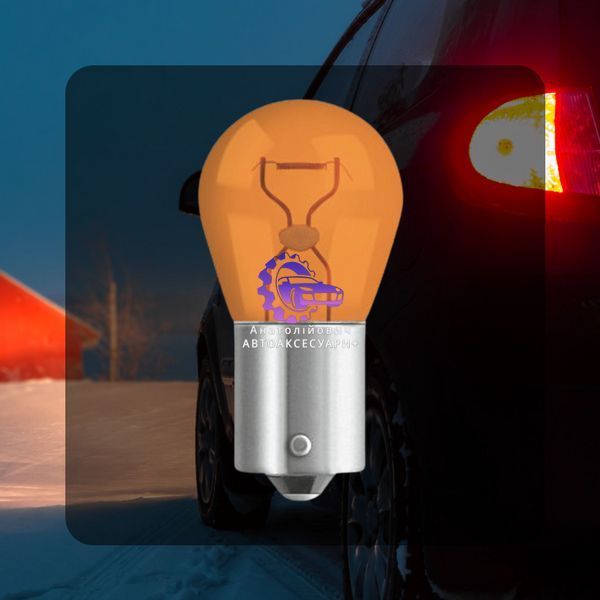 Автомобільна лампа сигнальна &mdash; NEOLUX PY21W 12 V 21 W BAU15s (арт. N581) N581 фото