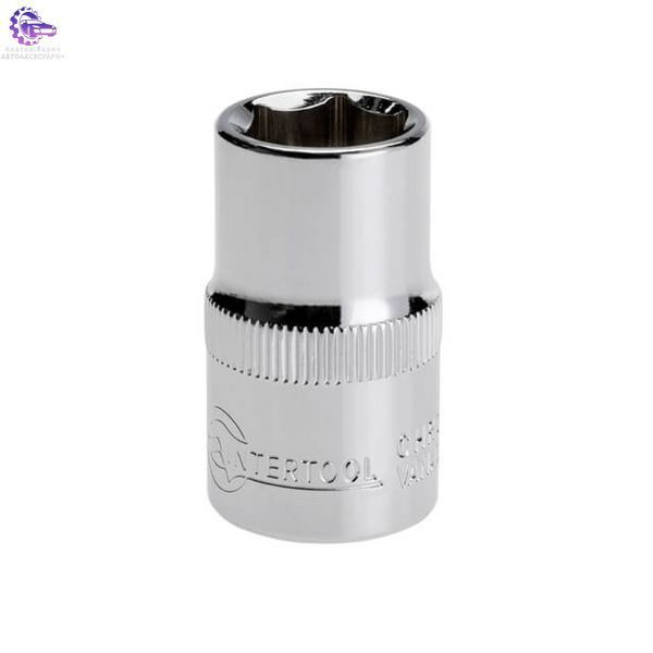 Головка шестигранна 1/2" 15мм x 38мм CrV INTERTOOL ET-0015 фото