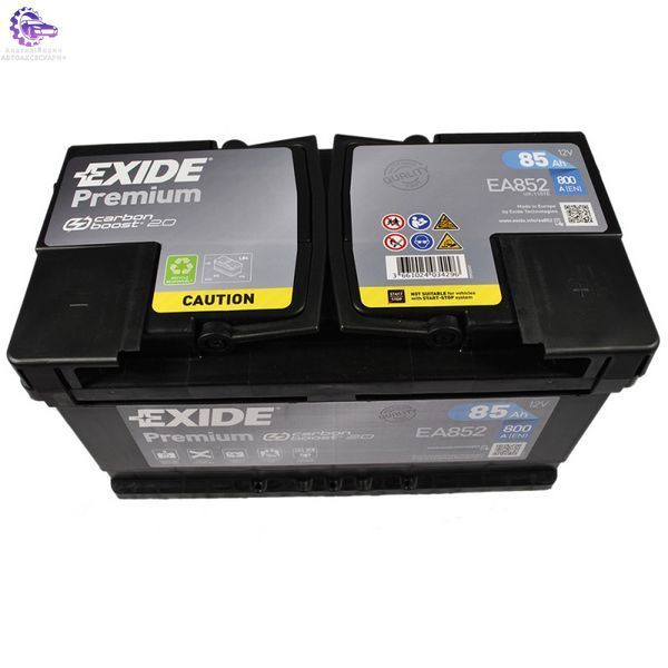 Акумулятор Exide EA852 Premium 85Ah 800A 12V R+ LB4 (Арт. EA852) EA852 фото