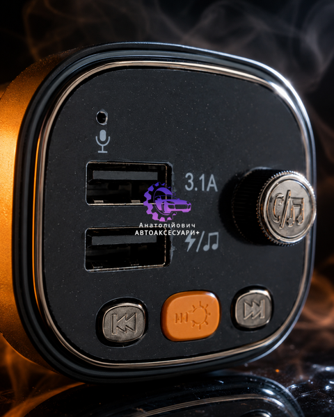 VOIN W-3320 FM-модулятор Bluetooth 5.0 з 2 USB