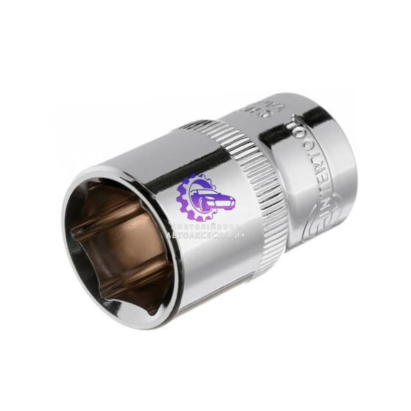 Головка шестигранна 1/2" 17мм x 38мм CrV INTERTOOL ET-0017 фото