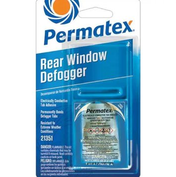 Набір для ремонту контакту обігрівача заднього скла "Permatex Rear Window Defogger Electrically Conductive Tab Adhesive" (21351) 21351 фото