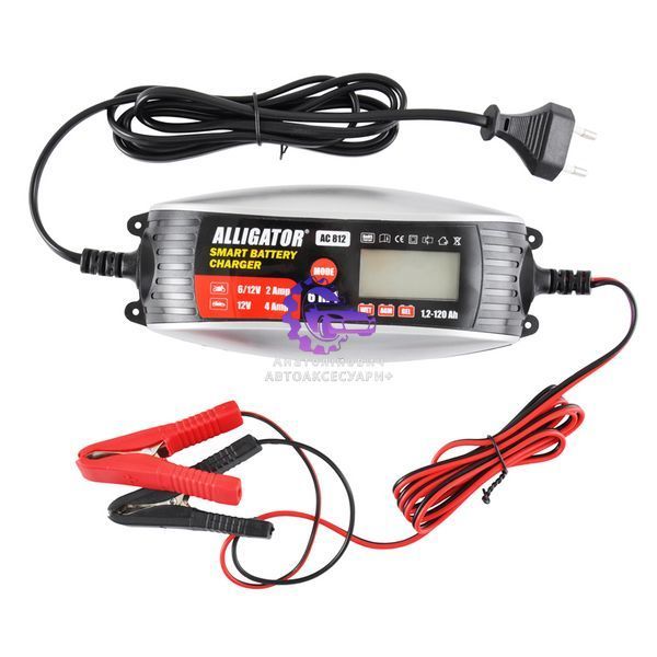 Зарядний пристрій Alligator AC812 6/12V 4A 1,2&ndash;120Ah AC812 фото