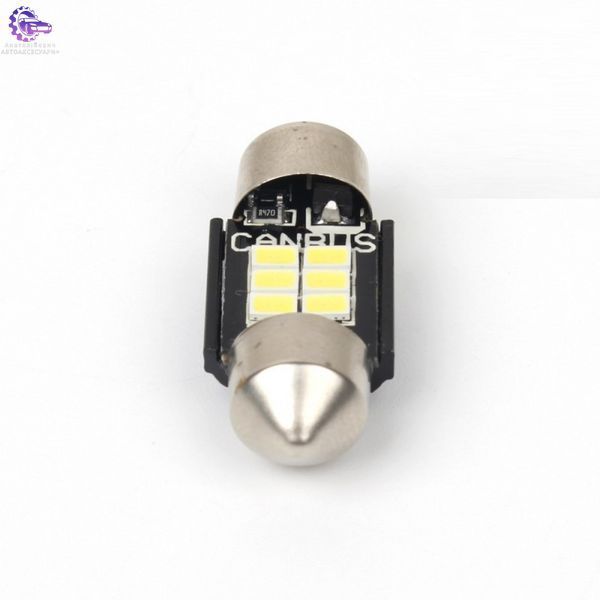 Світлодіодні автолампи CARLAMP C5W Софітка + Canbus Т11x31 мм (SJ-K6-31мм) SJ-K6-31мм фото