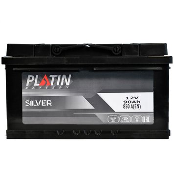 Автомобільний акумулятор PLATIN Silver MF 90Ah 850A R+ (L4B) (Арт. 5902300) 5902300 фото