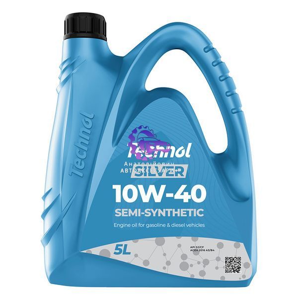 Моторне мастило Technol Silver 10W-40 5л напівсинтетика TL91080 TL91080 фото