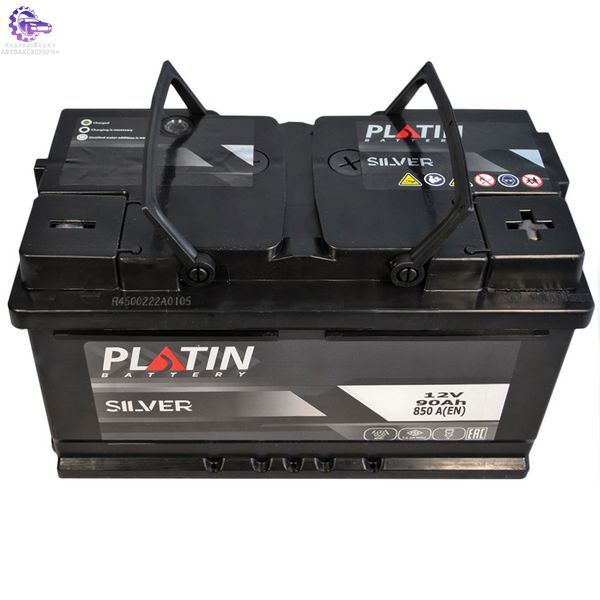 Автомобільний акумулятор PLATIN Silver MF 90Ah 850A R+ (L4B) (Арт. 5902300) 5902300 фото