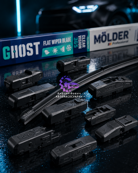 Безкаркасна щітка склоочисника Molder GHOST 20&Prime; / 500 мм MG500 MG500 фото