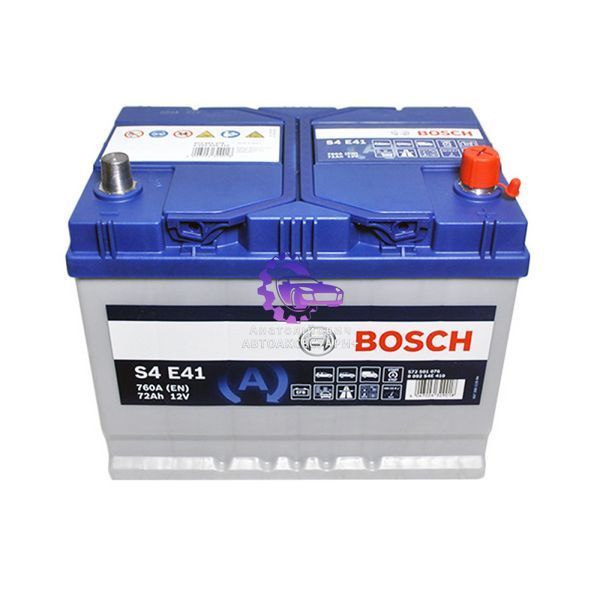 Акумулятор BOSCH EFB S4E 410 72Ah 760A R+ Asia D26 ak0092S4E410 фото