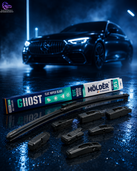 Безкаркасна щітка склоочисника Molder GHOST 19&Prime; / 480 мм MG480 MG480 фото