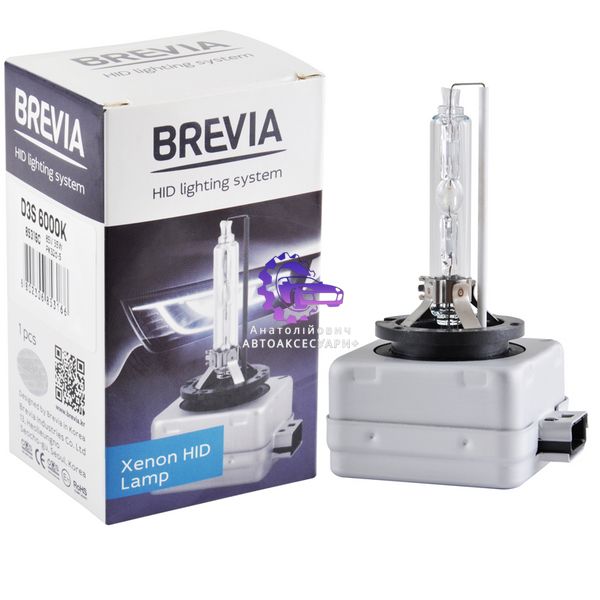 Ксенонова лампа Brevia D3S 6000K, 42V, 35W PK32d-3 (Арт. 85316c) 85316c фото