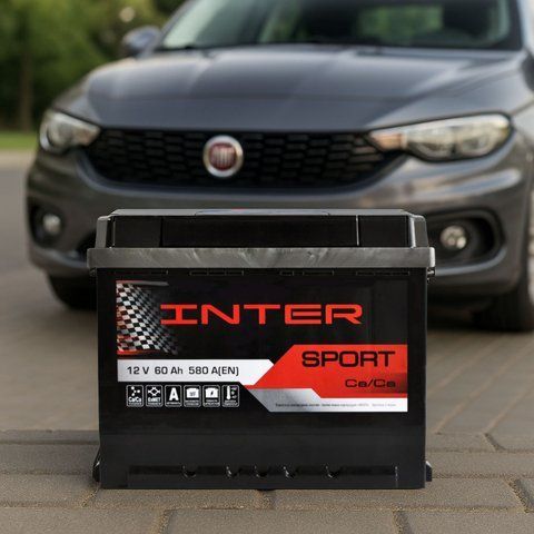 Акумулятор автомобільний Inter Sport 60Ah 580A L+ (Арт. 4820219073925) 4820219073925 фото