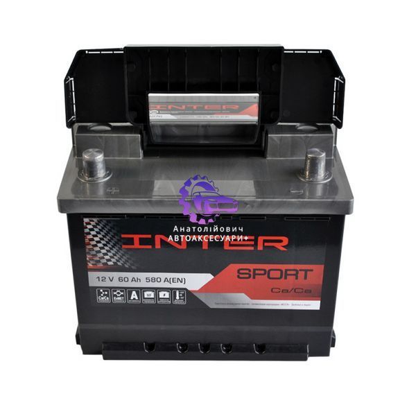 Акумулятор автомобільний Inter Sport 60Ah 580A L+ (Арт. 4820219073925) 4820219073925 фото