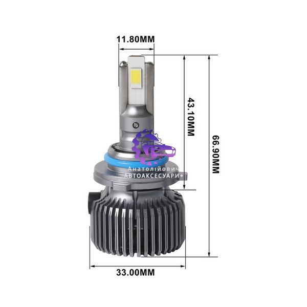 Світлодіодні лампи CarLamp Ultra Vision HB4 UVH9006 9400 Lm 6000 K (Арт. UVHB4) UVHB4 фото