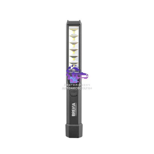 Інспекційна лампа Brevia LED Pen Light 6SMD+1W 150lm 900mAh microUSB (Арт. 11210) 11210 фото