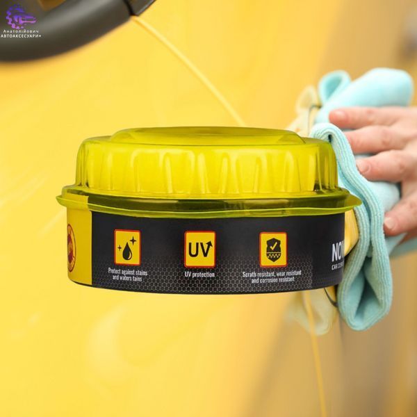 Віск для полірування кузова автомобіля NOWAX Carnauba 230г твердий (NX45230) NX45230 фото