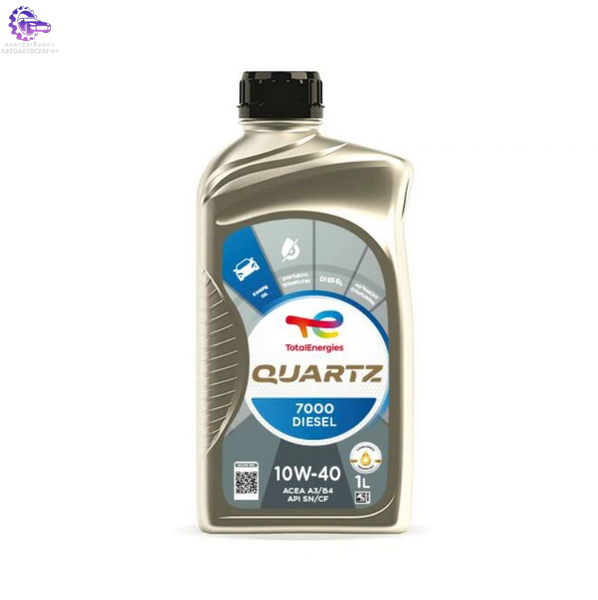 Total Quartz Diesel 7000 10W-40 1л &mdash; напівсинтетична олива 216680 фото