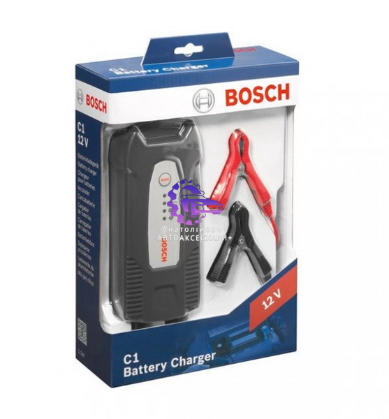 Зарядний пристрій Bosch C1, 12V, 5-120 A·год 0 189 899 01M фото