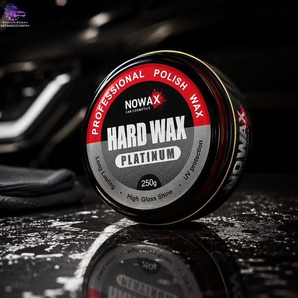 Віск Nowax Hard Wax Platinum карнаубський твердий для полірування 250 г NX46230 NX46230 фото