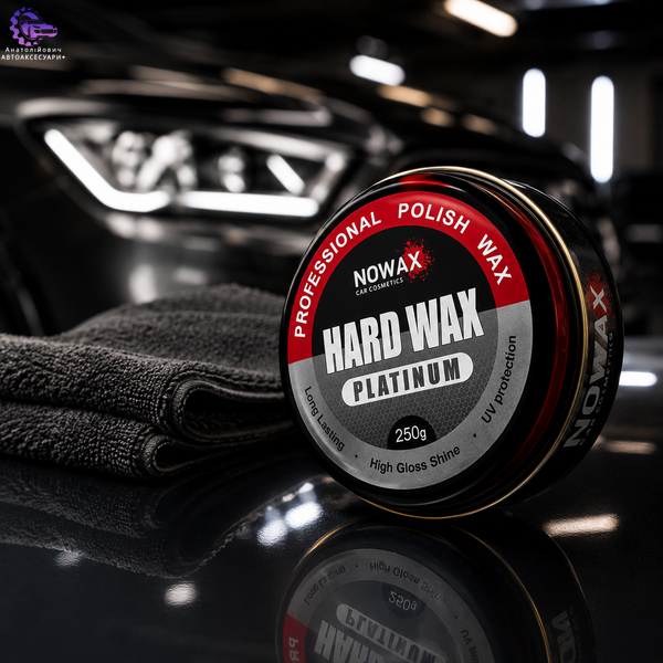Віск Nowax Hard Wax Platinum карнаубський твердий для полірування 250 г NX46230 NX46230 фото