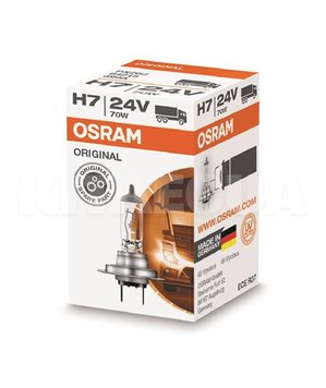 Автомобільна лампа OSRAM H7 24V 70W PX26d ORIGINAL (Арт. 64215) 64215 фото