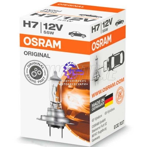 Лампа OSRAM H7 12V 55W PX26d FS STANDARD (Арт.64210) 64210 фото