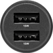 Автомобільний зарядний пристрій Brevia ePower DualDrive 15W 2xUSB-A, прозорий чорний (47015DUB) 47015DUB фото 4