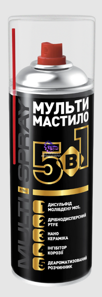 Мастило мультиспрей PITON 5 в 1, аерозоль 400 мл 65266 фото