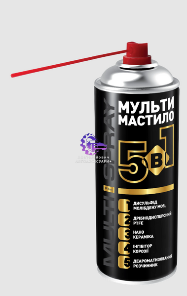 Мастило мультиспрей PITON 5 в 1, аерозоль 400 мл 65266 фото
