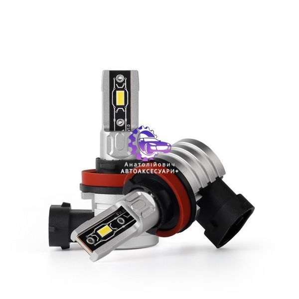 Світлодіодні автолампи H11 Carlamp Crystal Vision 5000Lm 6000K CVH11