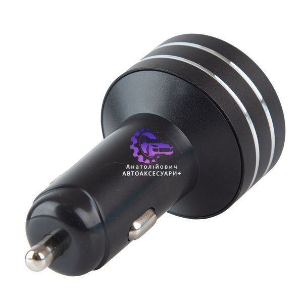 FM-модулятор VOIN W-3301 12-24V з Bluetooth 5.0, 2 USB 3.1A, Hands-free та підсвіткою (Арт. W-3301) W-3301 фото