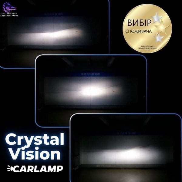 LED лампи H7 CARLAMP Crystal Vision CVH7New для авто