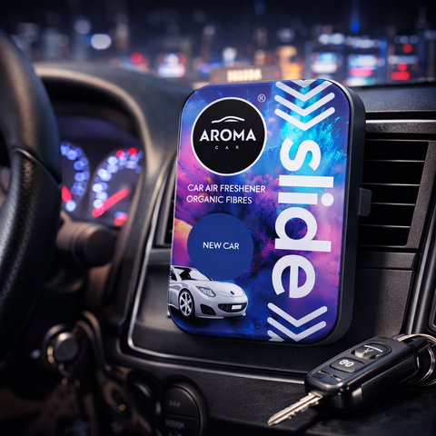 Ароматизатор Aroma Car Organic Slide NEW CAR, 30 г 11694 фото