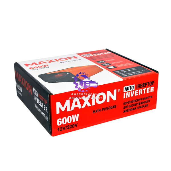 Інвертор MAXION 600W модифікована синусоїда (Арт. MXIN-PIV-600A/B) MXIN-PIV-600A/B фото