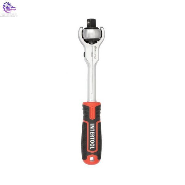 Рукоятка з храповим механізмом поворотна, 72 зуба 1/2 ", Cr-V STORM INTERTOOL (Арт. ET-8009) ET-8009 фото