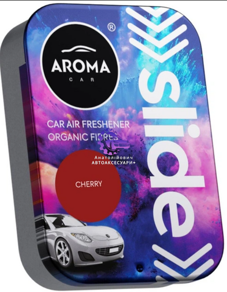 Ароматизатор Aroma Car Organic Slide CHERRY, 30 г 11744 фото